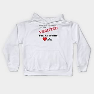 Online Personality Verified Kids Hoodie